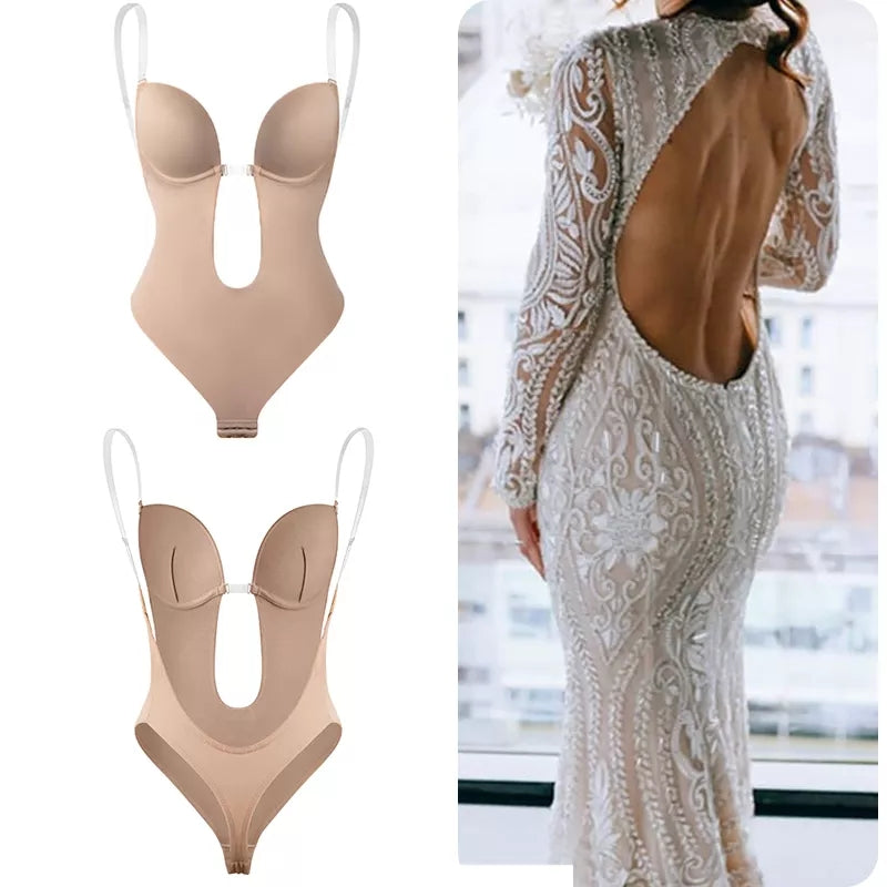 Backless bodysuit