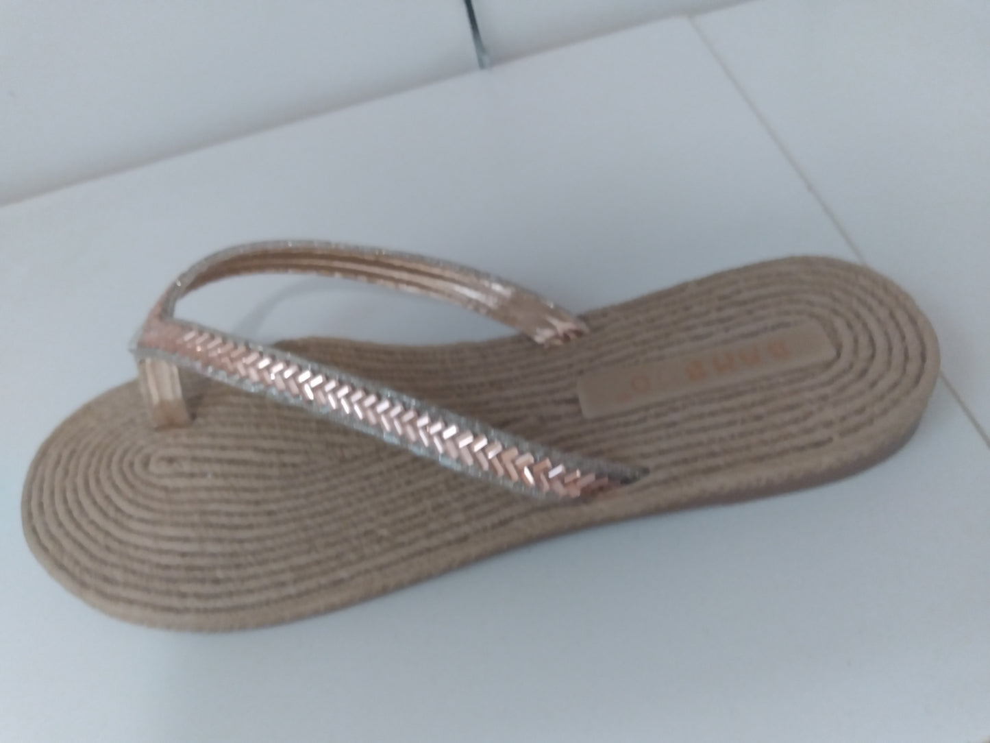 Rose Gold Rhinestone Sandal