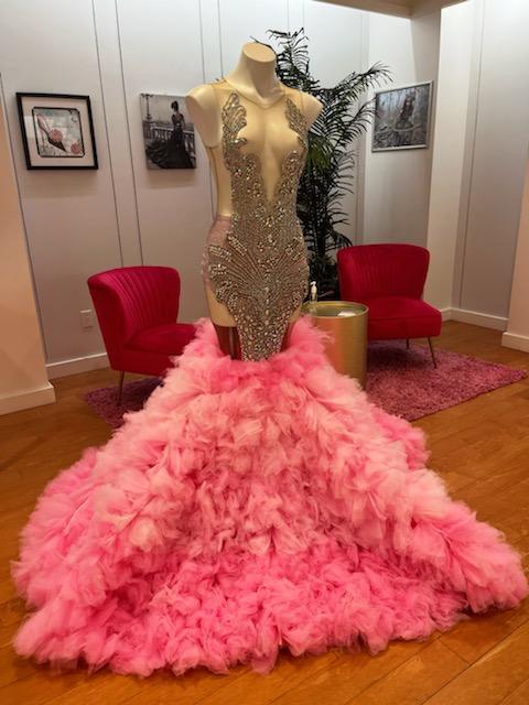 Bubble Gum Barbie Gown