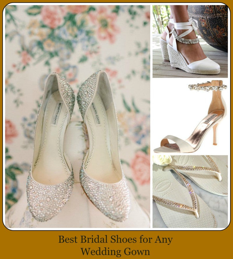 Best bridal shoes for any wedding gown