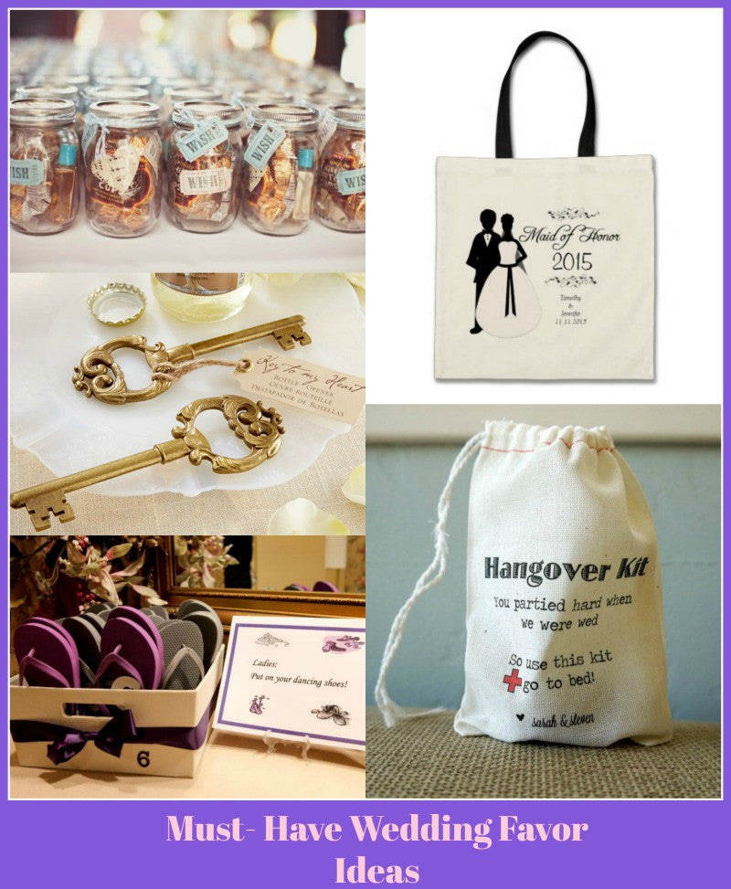 Must Have Wedding fovor ideas