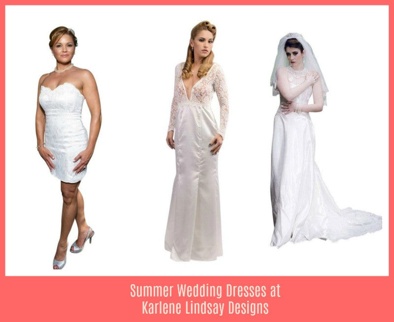 Summer Wedding Dresses at Karlene Lindsay Designs