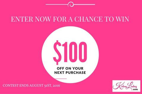 Win a $100 Karlene Lindsay Designs Gift Certificate