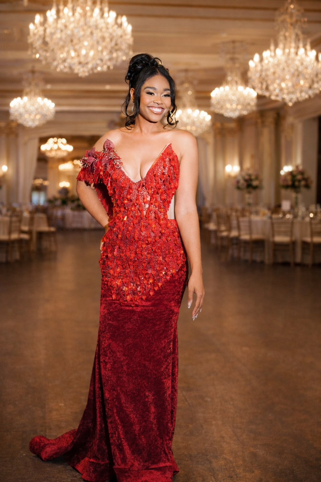 Melanie prom gown