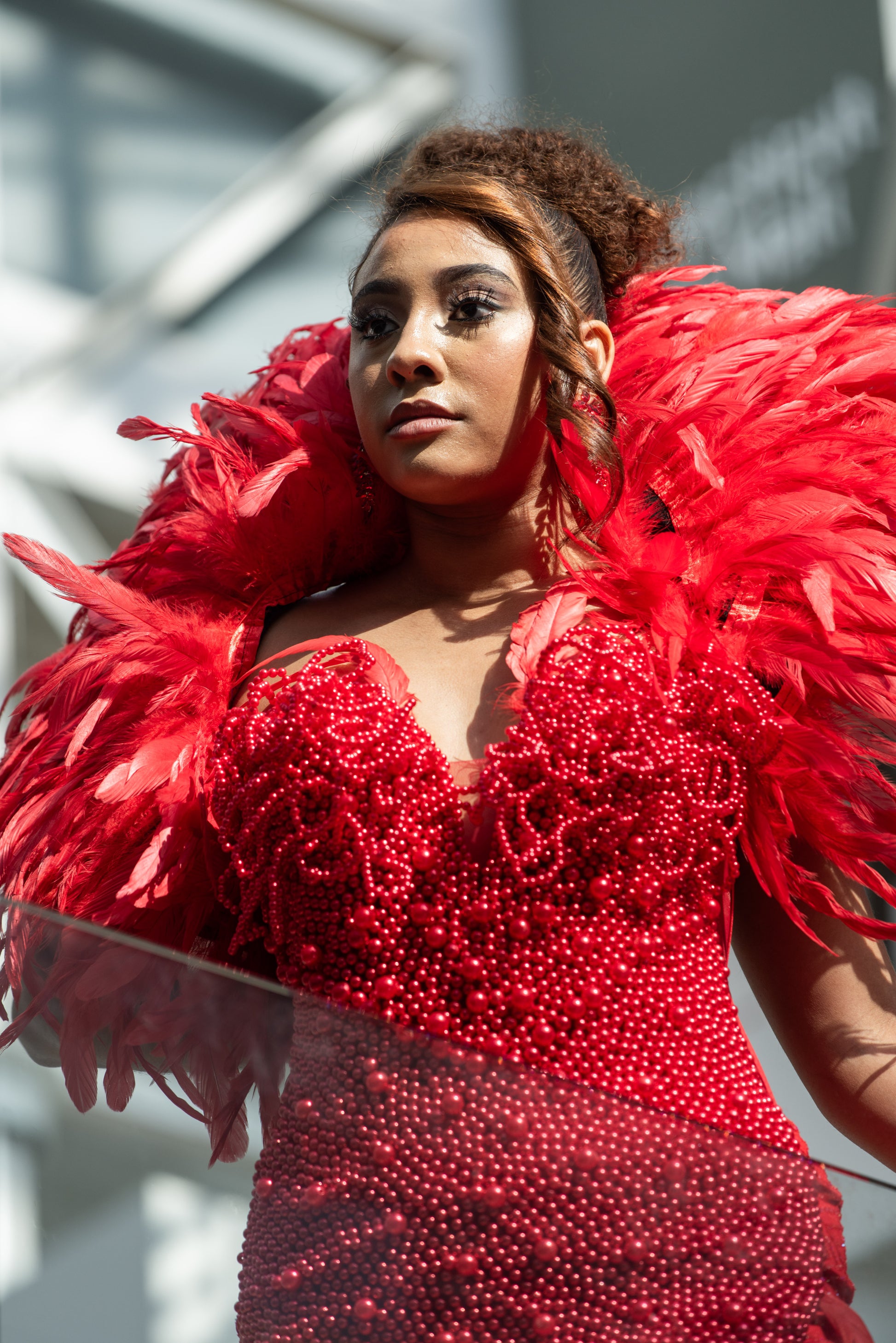 red fire dress POSTER GIRL