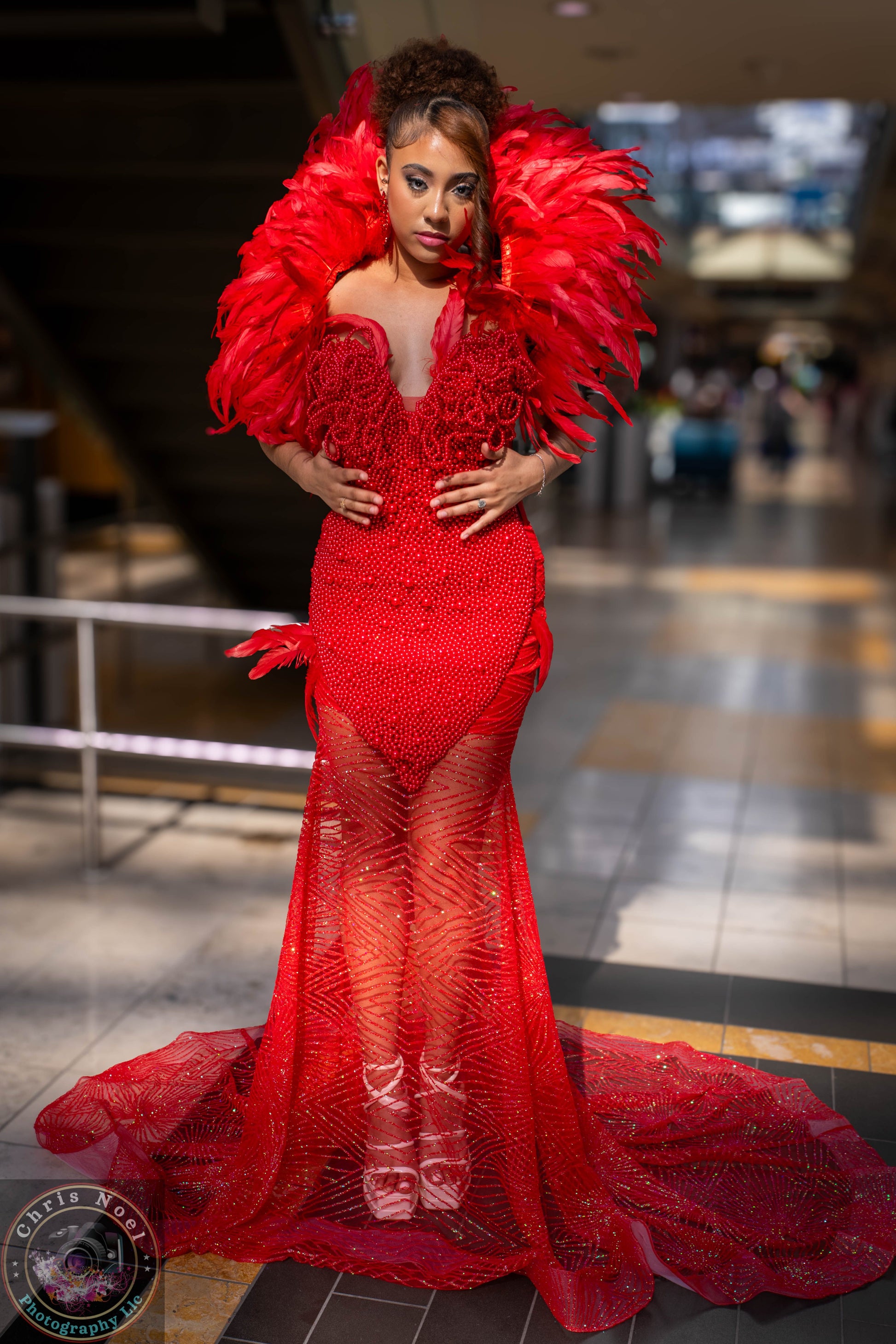 Wild Fire Gown Karlene Lindsay Designs LLC Wild Fire Gown Karlene Lindsay Designs LLC