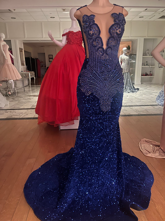 Saffaire Gown - RoyalBlue