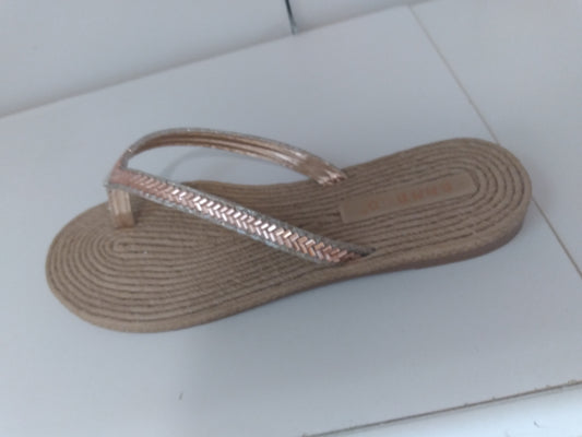 Rose Gold Rhinestone Sandal
