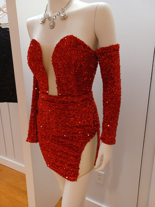 Alexa Sequin Dress