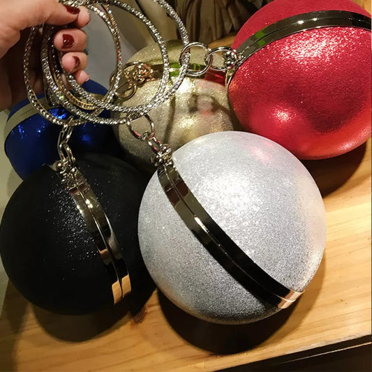 Metallic Ball Bag