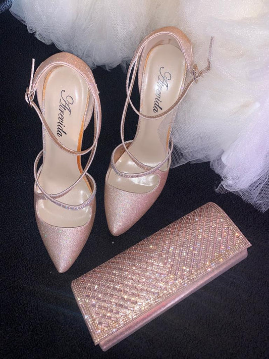 Champagne Glitter Pumps