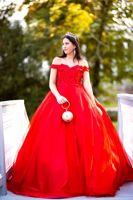 Red Cinderella Ballgown