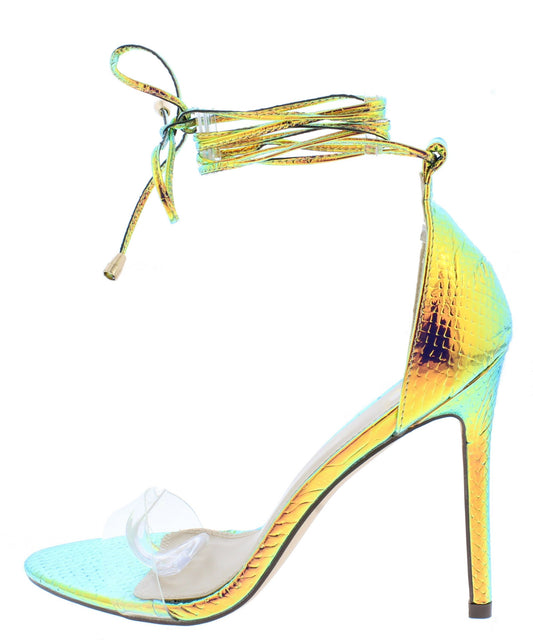 Hologram Snake Heels